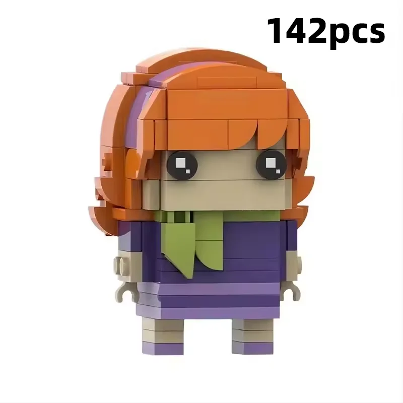Фото Конструктор MOC: Классические фигурки-кубики из мультфильмов, ретро-детективы, собаки-охотники на монстров, командные фигурки для демонстрации, набор для взрослых №4