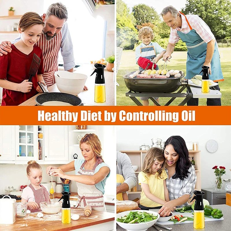 Кухонная бутылка для масла 220 мл распыления распылитель уксуса приготовления