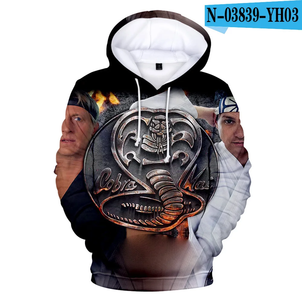 

Luxury Funny The Karate Cobra Kai 3D Hoodies Sweatshirts Boys/Girls Long Sleeve Hoodie Fashion Kids/adult Sweatshirt Pullovers