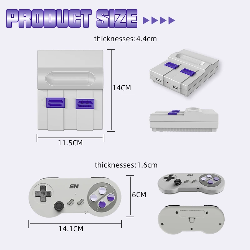 Игровые приставки для ТВ в стиле ретро 4K SEGA SNES GBA GB Dendy Console 6000 подарки