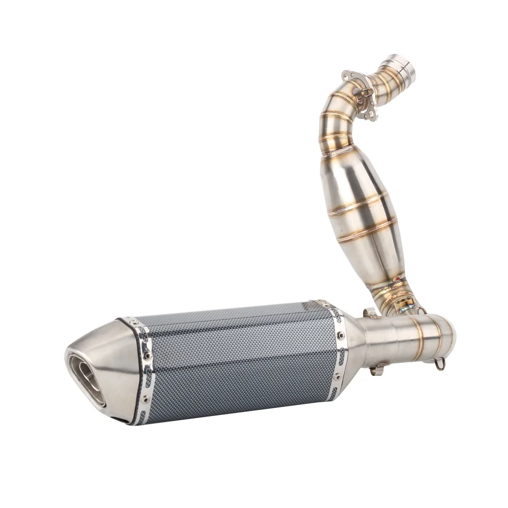 Для BMW G310R/GS 2017-2024 Escape без шнуровки мотоциклетный глушитель передняя и средняя