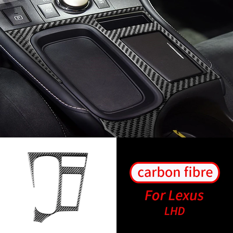 

For Toyota LEXUS CT200h 2011-2017 1Pcs Real Carbon Fiber Audio Console Panel Sticker Trim Car Interior Accessories