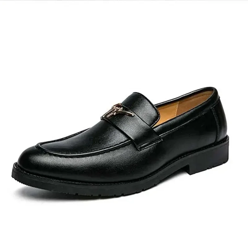 

DAFENP Leather Men Soft Shoes Designer Casual Classic Sneakers Footwear Office Dress Shoes Loafers