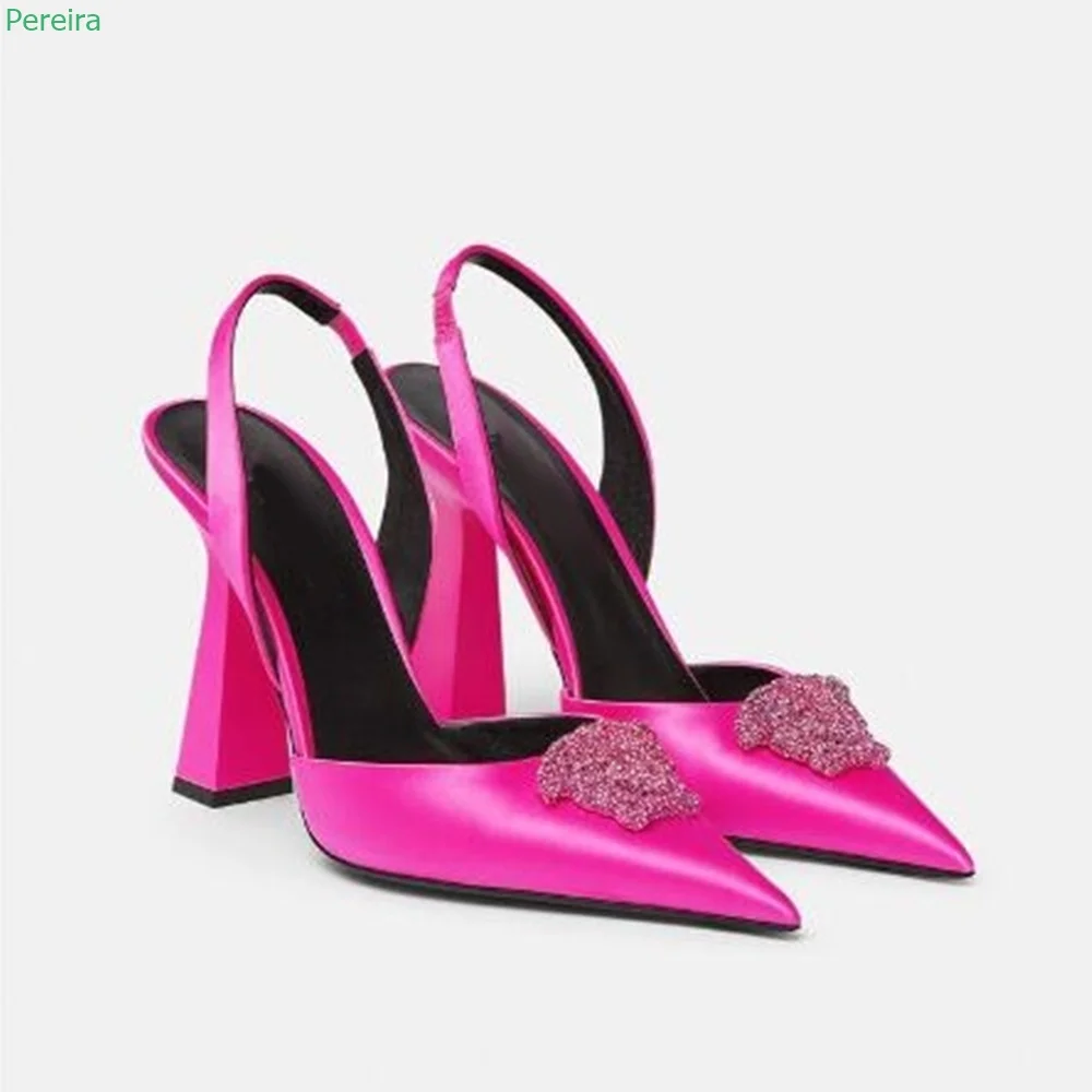 

Туфли-лодочки женские из лакированной кожи, заостренный носок, тонкий высокий каблук, пикантная Модная элегантная обувь, розово-красные, на ...