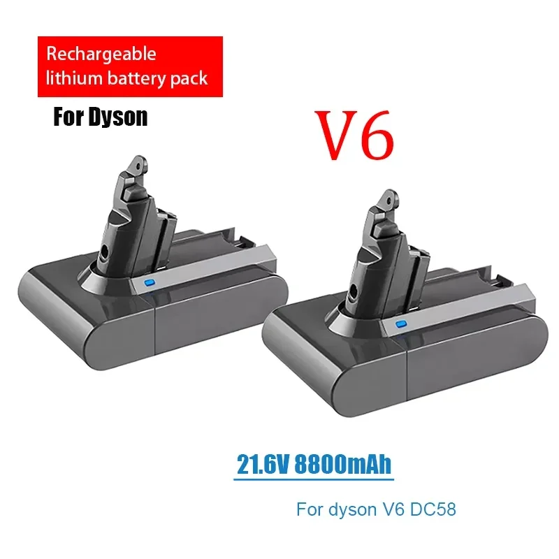 

NEW 21.6V 8800mAh Replacement Battery for Dyson Li-ion Vacuum Cleaner SV09 SV07 SV03 DC58 DC61 DC62 DC74 V6 965874-02 Animal Bat