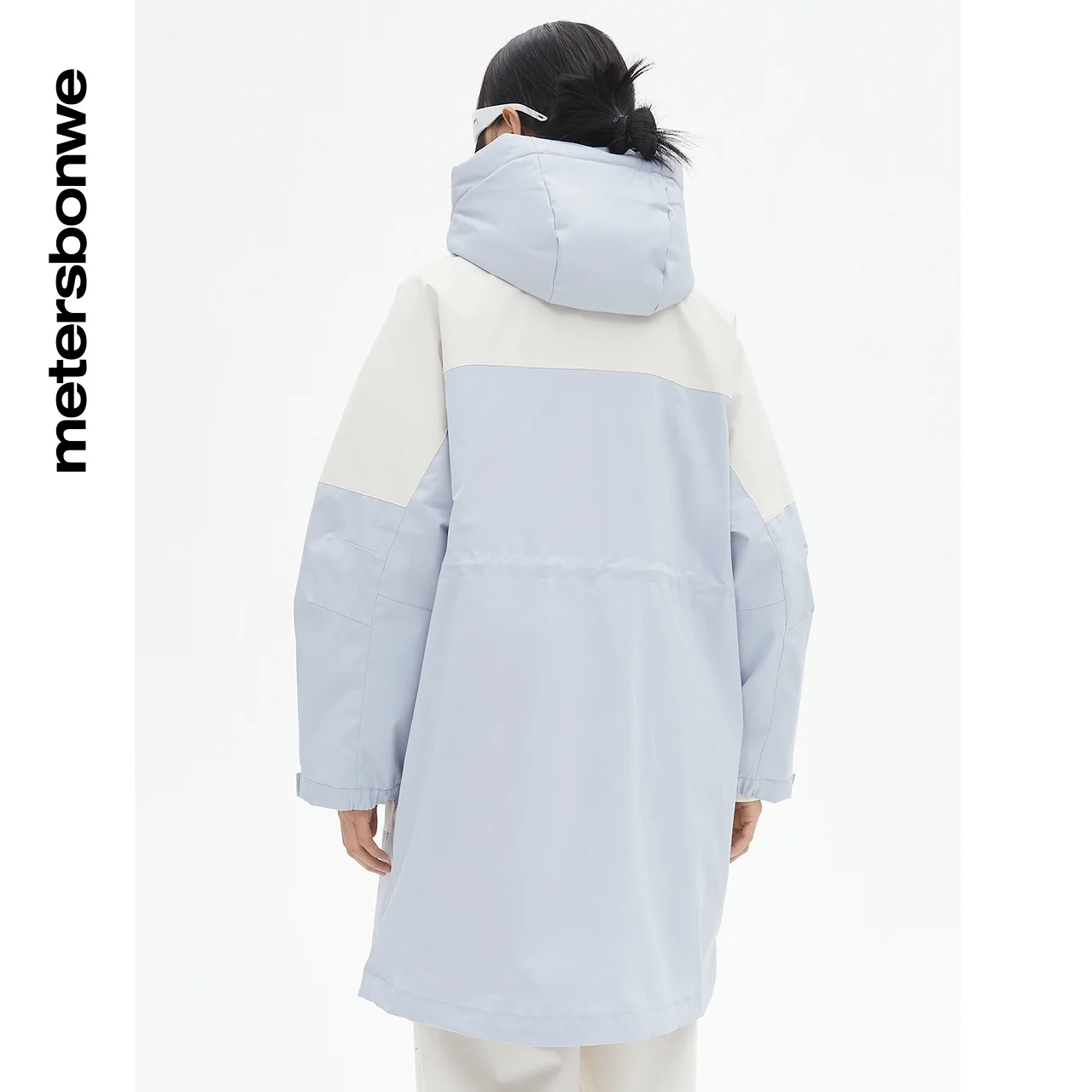 Metersbonwe Hooded Down Jacket Women Thick Winter Parker Coat Female Long Down Coat Fashion Warm Jackets Casual Outerwear