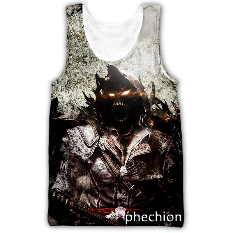 Новый модный мужской/женский комбинированный жилет phechion рок-группы с 3D принтом без рукавов уличная одежда мужские свободные спортивные майки D164 Новый модный мужской/женский комбинированный жилет phechion рок-группы с 3D принтом без рукавов уличная одежда мужские свободные спортивные майки D164