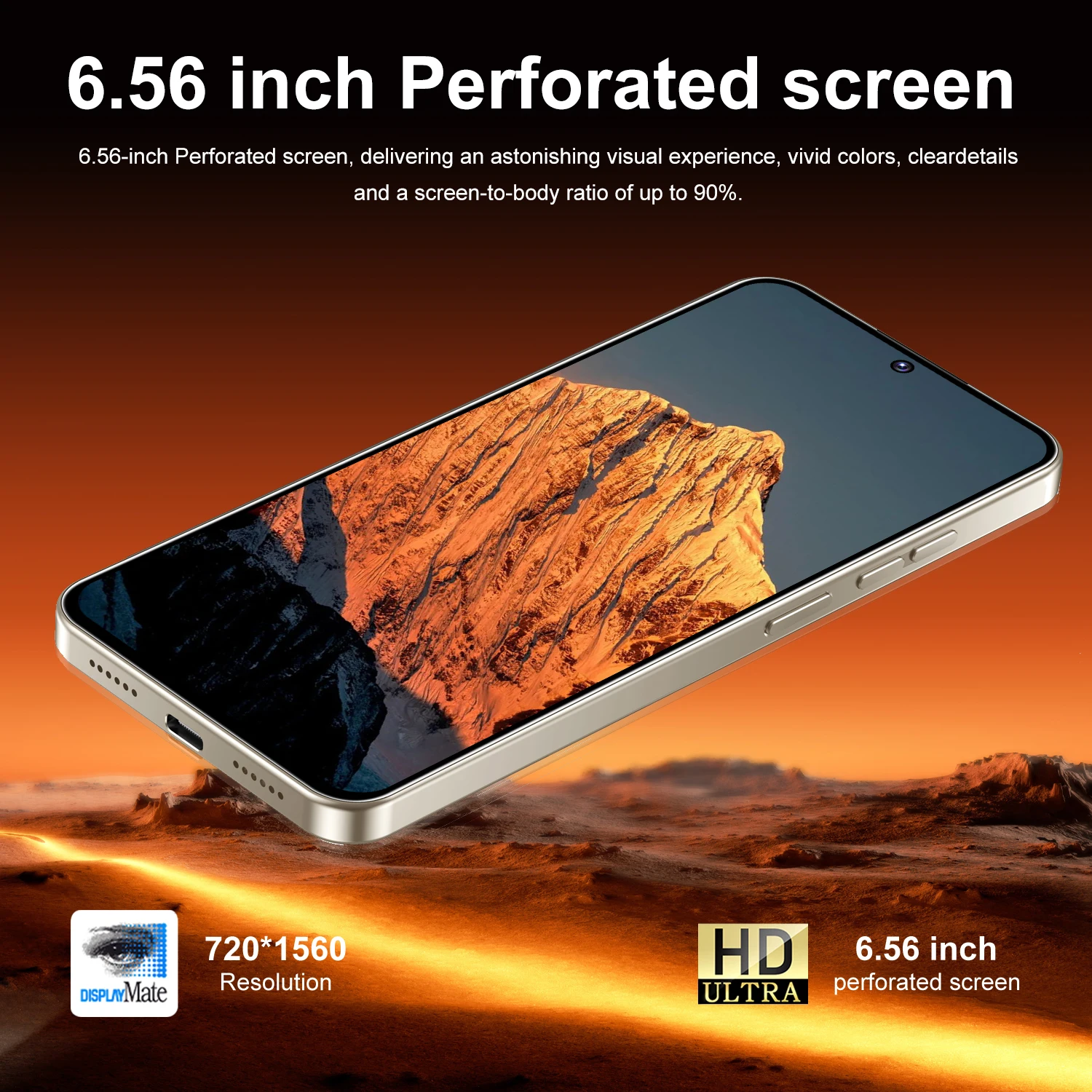 Смартфон IVMI XS26 Ultra на Android 12, экран 6.56 дюймов, 4+32 ГБ, 8+16 МП, 4000 мАч, с поддержкой Google Play Store, Face ID, мобильный телефон. (art.: 3920dc5f03755) - 3920dc5f03755