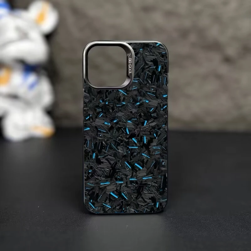 Фото Чехол для телефона IMD с синим звездным узором для Iphone 17 16 Pro Max 15 14 13 12 11 XS XR 7 8 Plus 17Air 16E, противоударный жесткий чехол №2