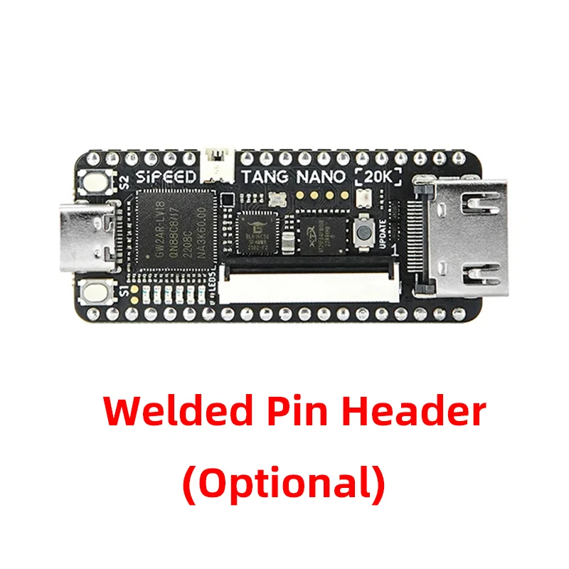 Фото Плата разработки Sipeed Tang Nano 20K FPGA, RISC-V, Linux, поддержка ретро-игровых консолей, RGB LCD, TF-карта, 64 Мбит SDRAM, 20K LUT4 №5