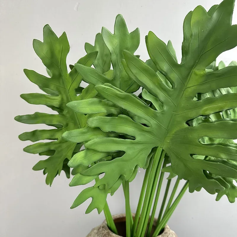 Искусственные растения 2 шт. мягкий клей Весенние листья дождя цветочное