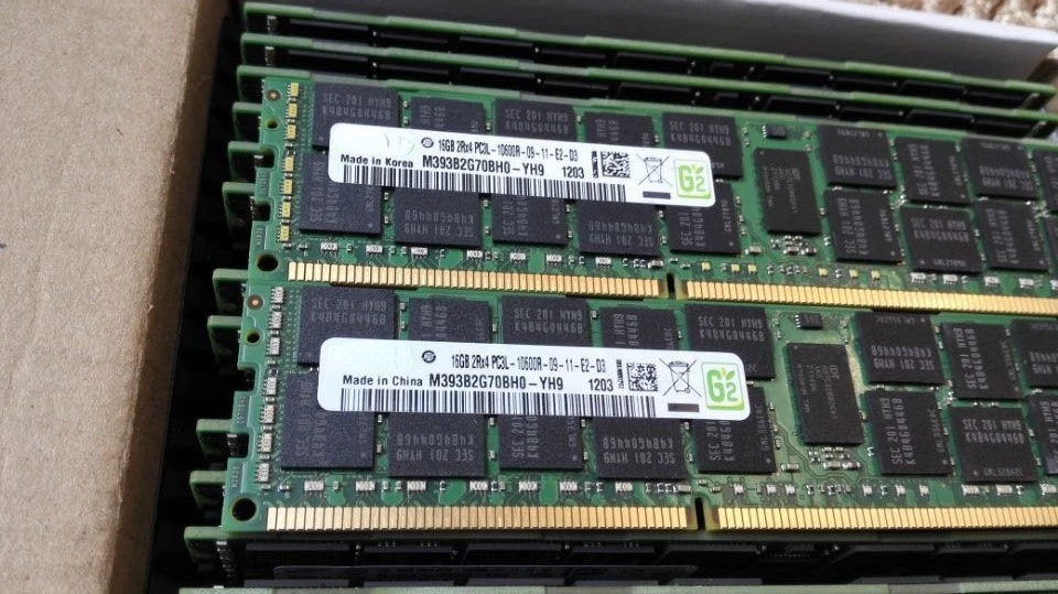 

Новый 16G DDR3 1333 1600 REG RDIMM PC3L-10600R Серверная панель памяти