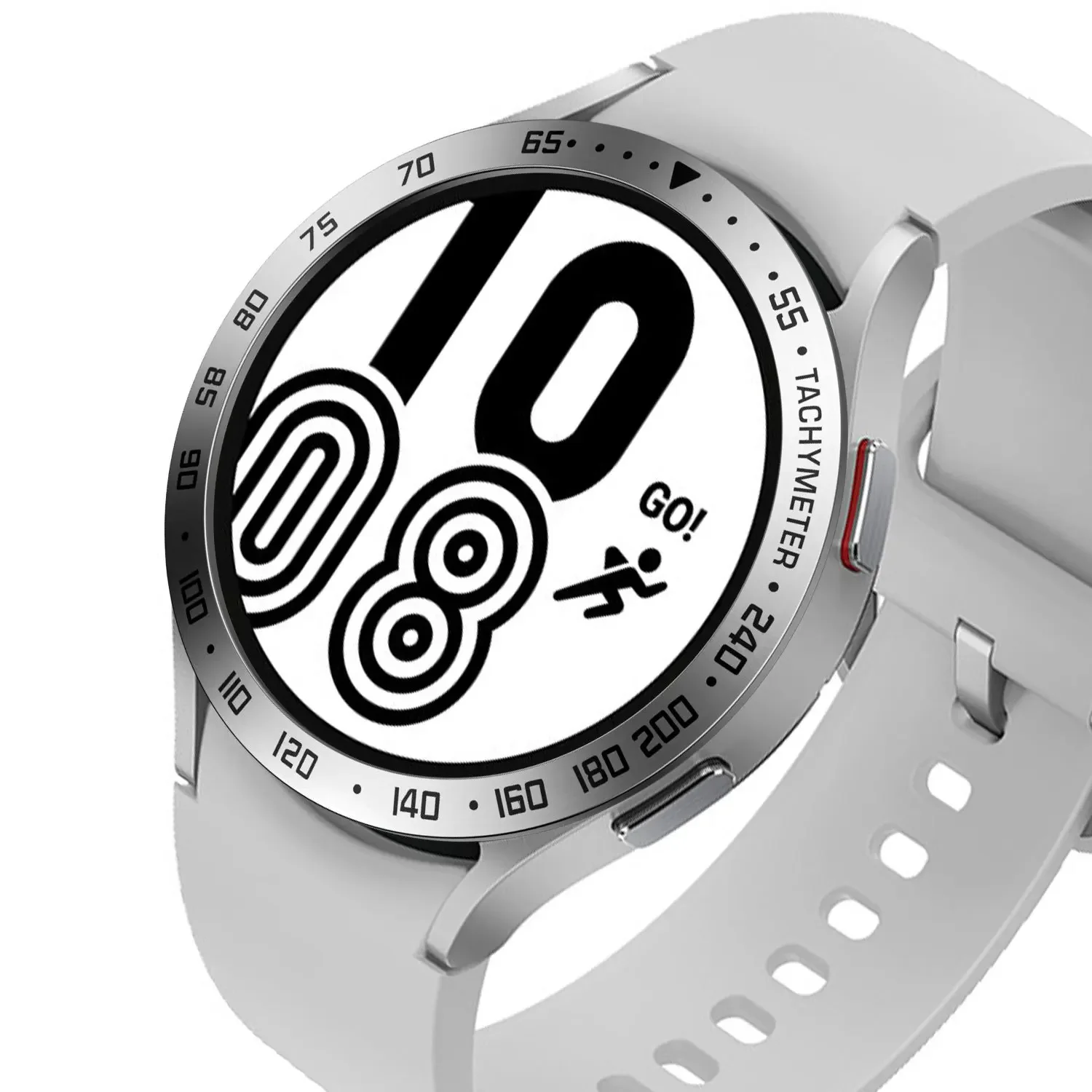 Фото Металлический безель для Samsung Galaxy Watch 6/5/4 40 мм 44 мм Рамка Time/Speed Scale Защитное кольцо Watch 6 Classic 47 мм 43 мм 46 мм 42 мм №5