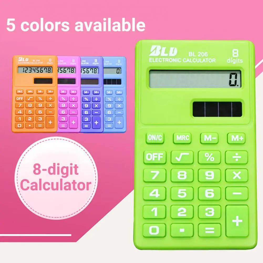 

Battery Powered Convenient 8 Digits Mini Calculator for Businessman