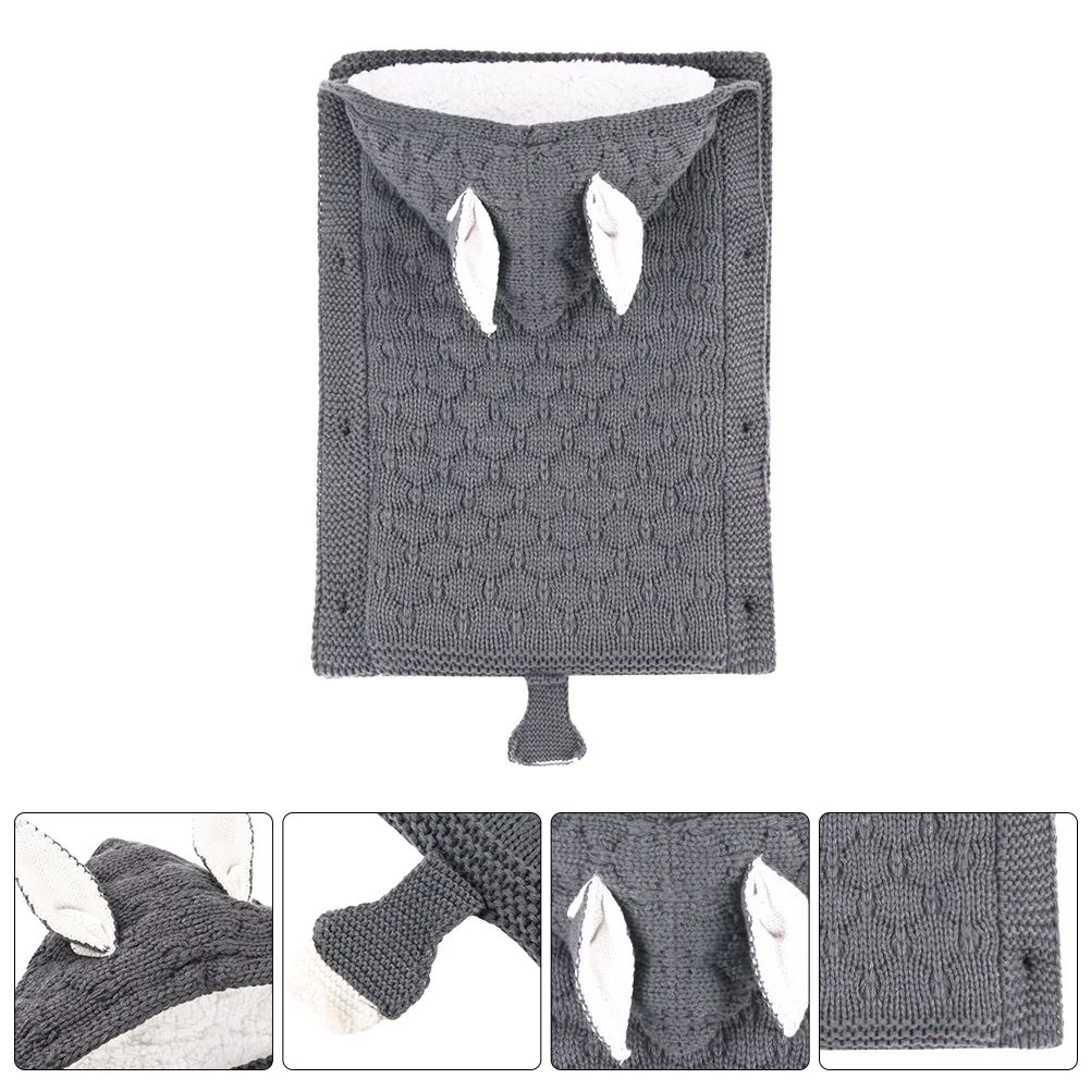 

Newborn Swaddle Sack Infant Swaddle Baby Blanket Wrap Childrens Sleeping Bags Stroller Sleeping Bag Ear Warm Swaddle Bag Bebe