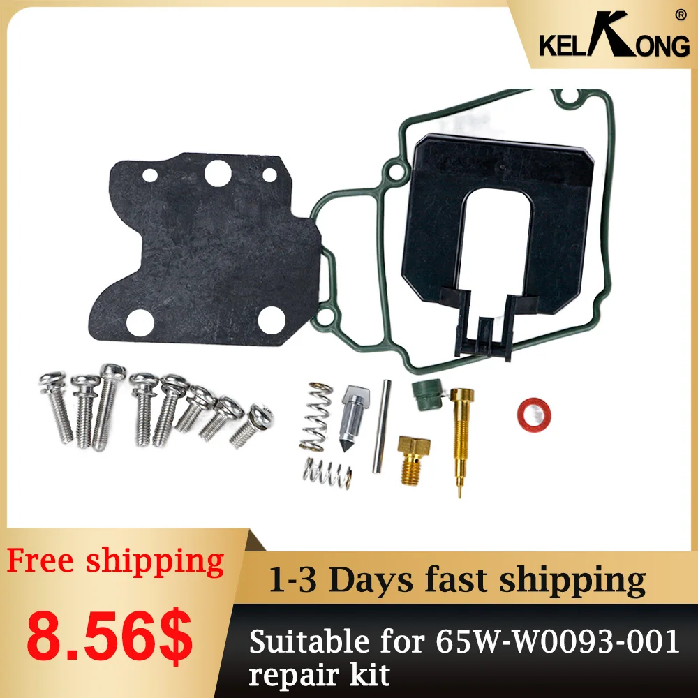 

KELKONG Carburetor Repair Kit For Yamaha Outboard 4-stroke 30HP-40 HP F25 65W-W0093-01