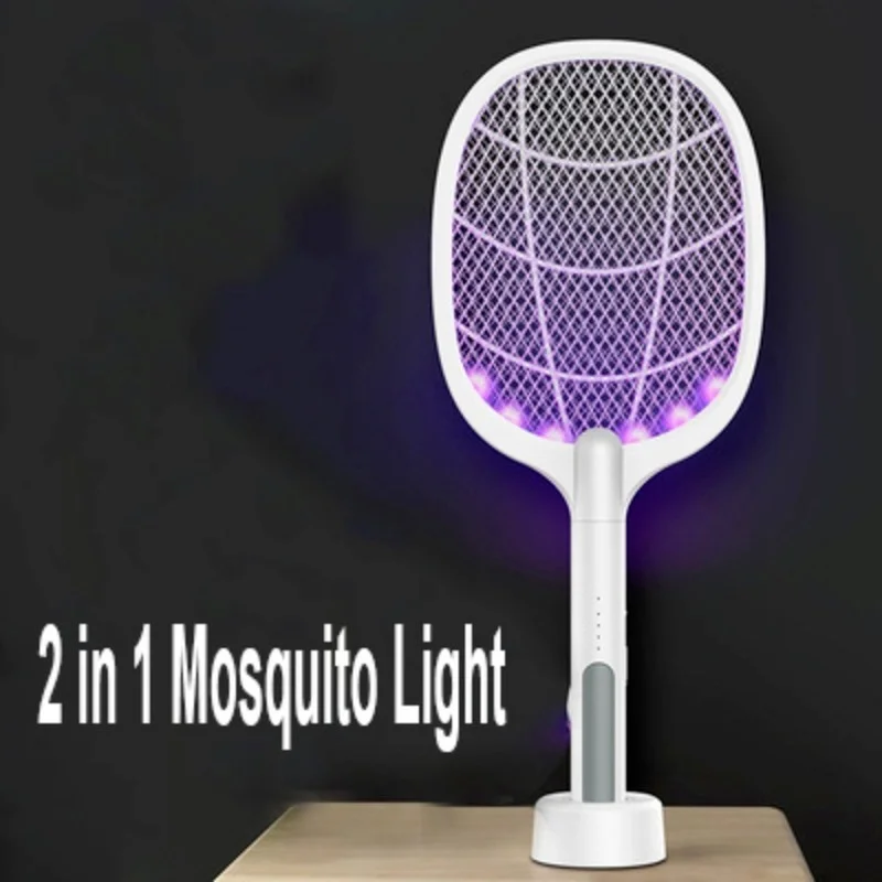

3000 Volt Electric Fly Swatter Mosquito Killer Lamp with Ultraviolet USB Rechargeable Mosquito Killer Mosquito Killer Lamp