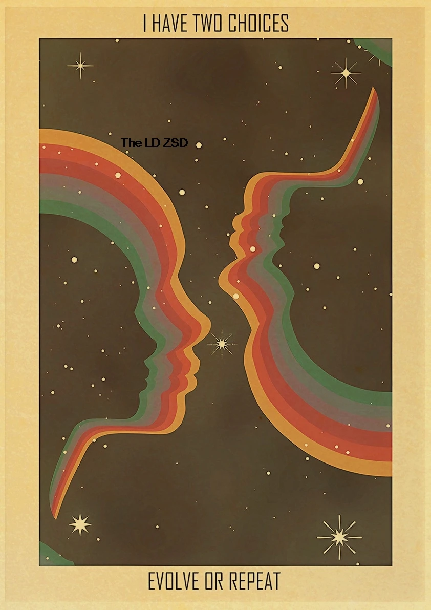 

Ретро-постер Lanxihaibao психоделический 70-х годов