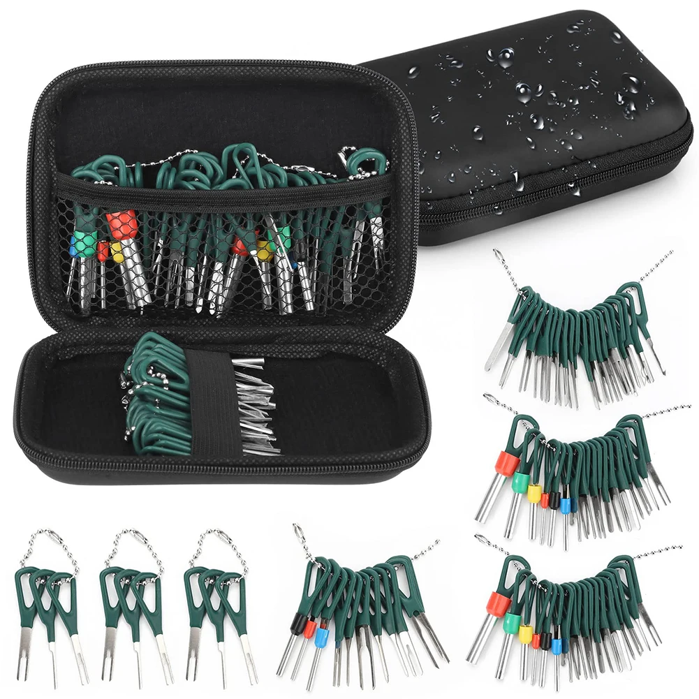 

New Useful Removal Tool Car Cable Plug Set 76Pcs Car Cable Plug Removal Tool For Wiring Harness Pin Puller Repair Tool