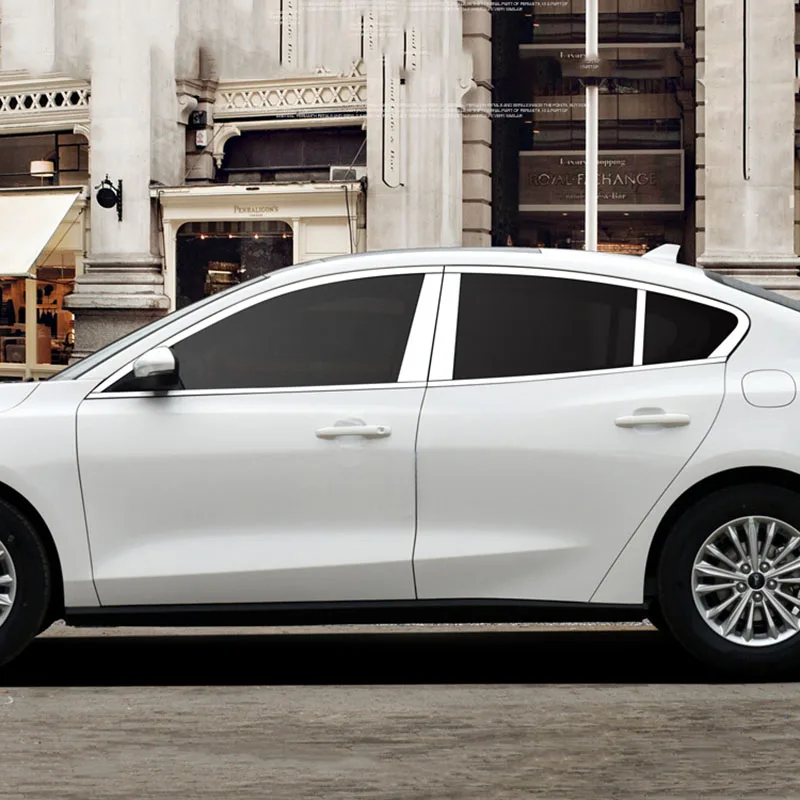 

Stainless Steel Door Window Trims window trim cover trim for Ford Focus 2019 2020 2021 Sedan/hatchback Car Styling Accessories