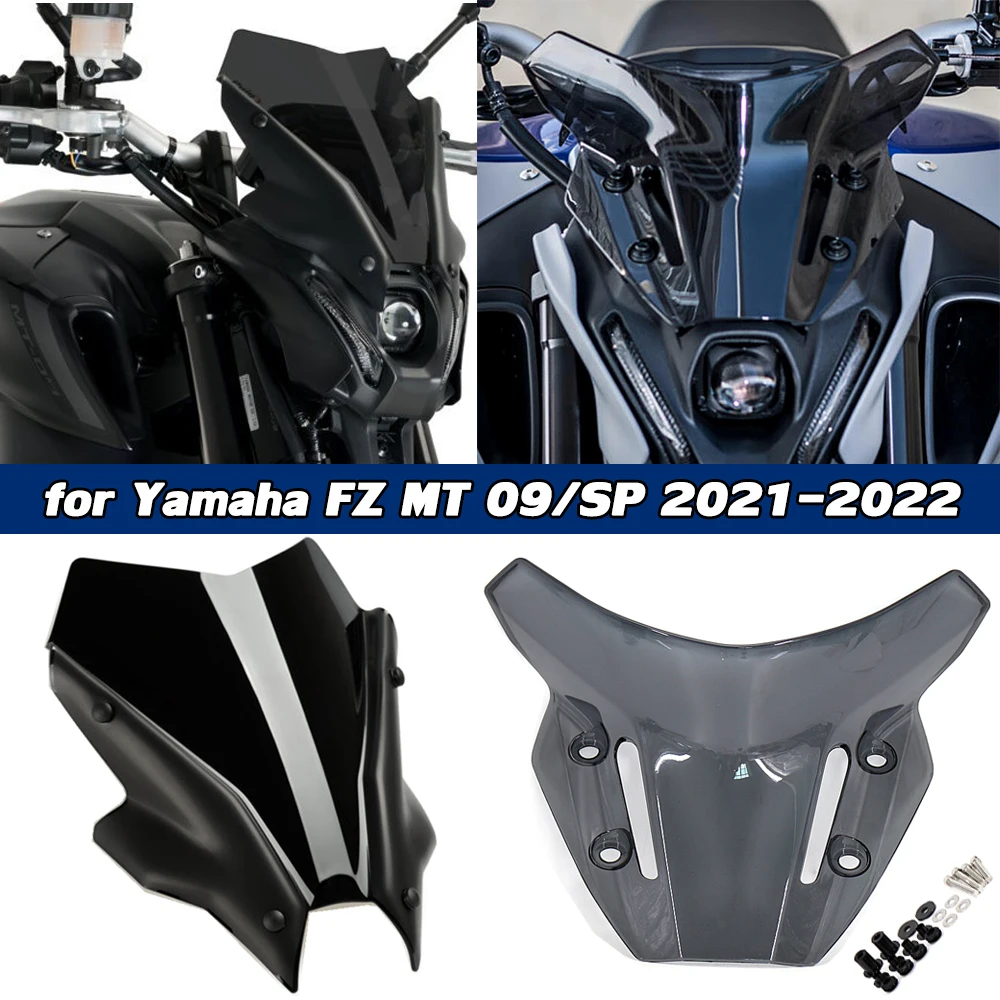 

MT 09 Windshield Touring Sport Windscreen Wind Deflector For YAMAHA MT-09 FZ-09 FZ09 FZ MT 09 SP 2021 2022 MT09 Accessories Moto