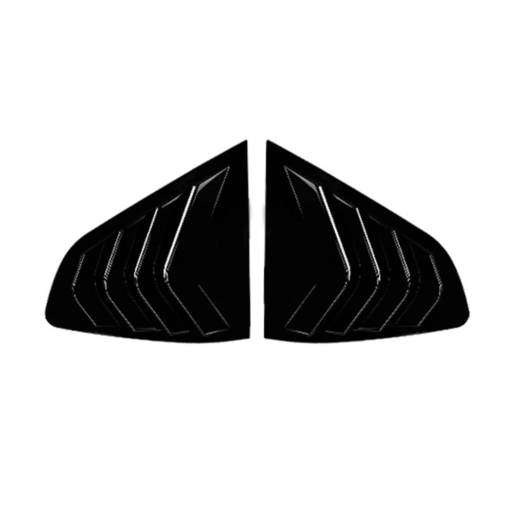 

Накладка на заднее стекло автомобиля для BMW X4 G02 2018-2024, оконная жалюзи, боковая накладка вентиляционного отверстия, глянцевый черный/углеродное волокно