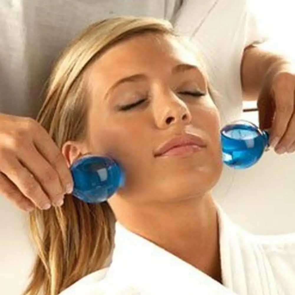 

Large Beauty Ice Hockey Energy Beauty Crystal Ball Water Wave 2pcs/box Face Ice Care And Skin Eye Cooling Globes Massage H8n3