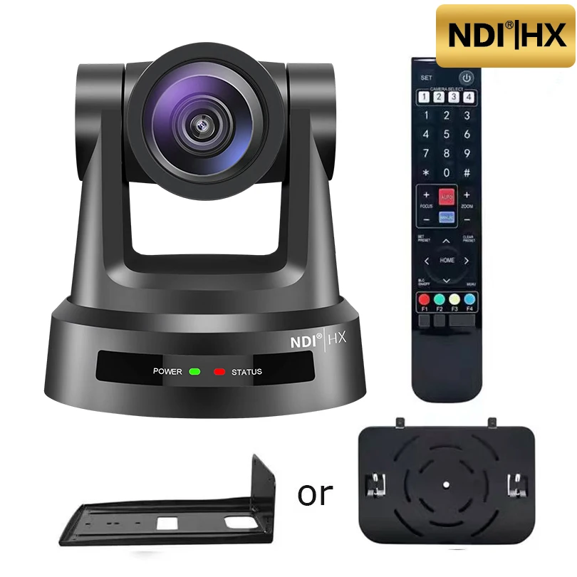 

Free Shipping NDI SDI PTZ Camera 10X 12X 20X 30X Zoom Live Streaming Camera NDI HX for Church Business Meeting