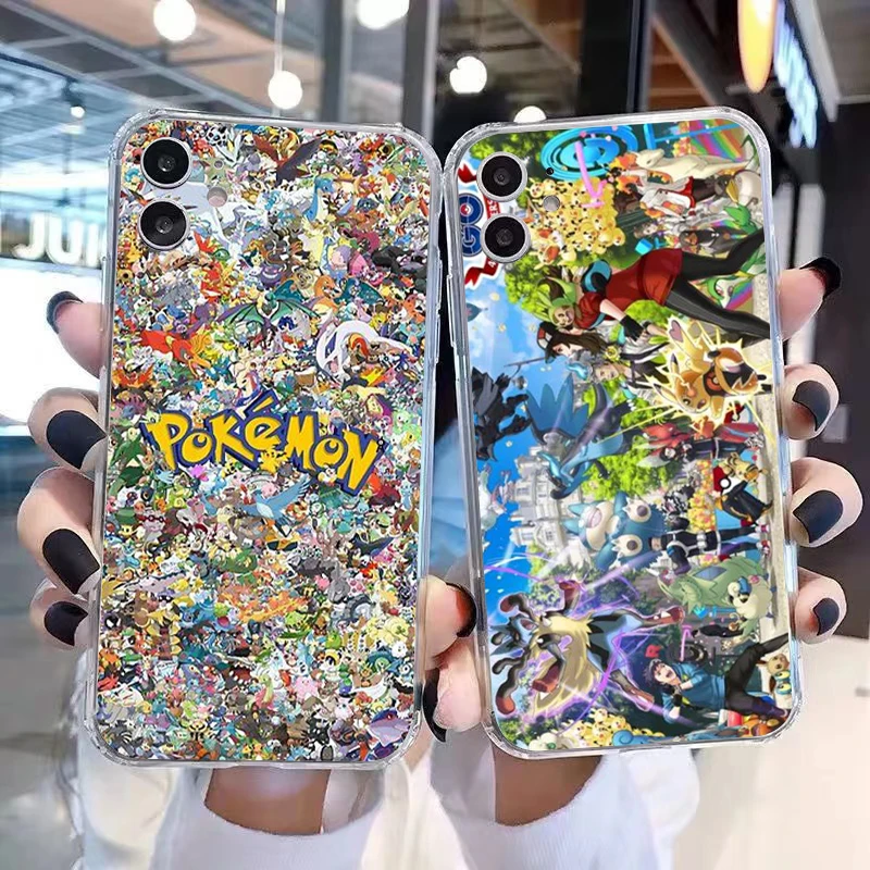 

Japan Pokemon ocket Monster Soft Silicone TPU Case For IPhone Touch iPhone 11 13 12 Pro SE 2020 6 6S 7 8 X XR XS Plus Max 2020