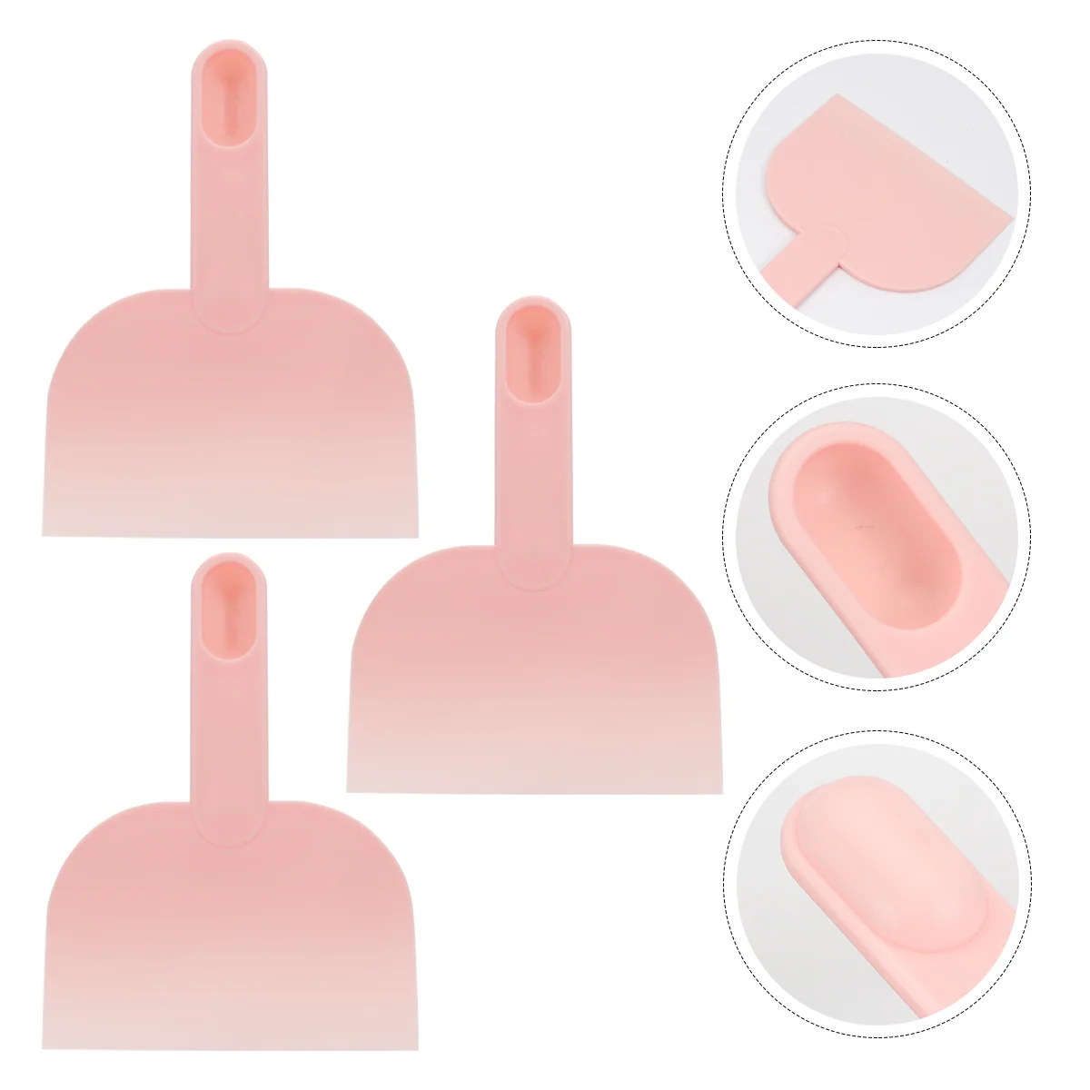 

Flour Powder Scraper Kitchen Scoops Butter Spreader Plastic Bread Baking Tools
