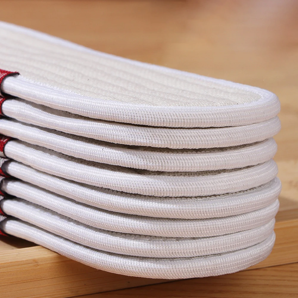 Cotton Linen Insoles Feet Deodorant Breathable Soft Bottom Sole Men Women Shoe Insert Comfortable Sweat-Absorbing Pad Insole