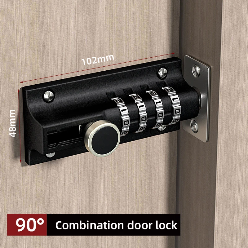 

Combination latch lock big door bolt waterproof rustproof outdoor door buckle wooden door security lock anti-theft lock buckle