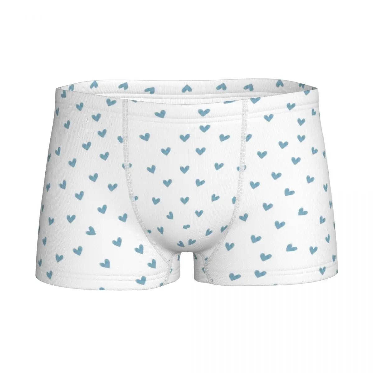

Boy Blue Hearts Sketches Boxers Cotton Young Soft Underwear Children's Panties Harajuku Teenage Underpants