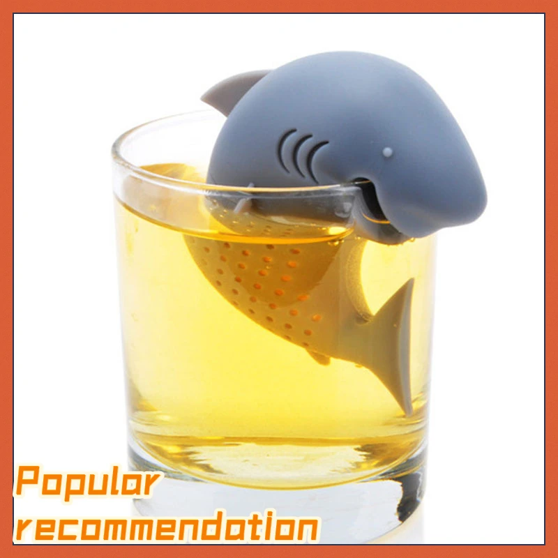 

1 Pack Shark Tea Infuser Silicone Teapot Tool Tea Strainer Infuser Empty Bag Leaf Diffuser Wedding Decor Gift