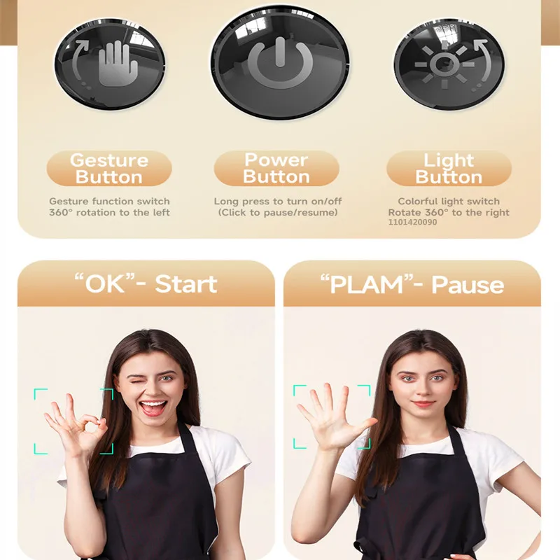 FANGTUOSI Популярное интеллектуальное распознавание лиц 360° ° Палочка для селфи