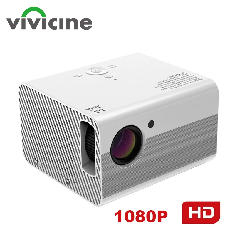 

Vivicine New T10 Android 6.0 Portable 1080p HD Home Theater Video Game Projector,Handheld 1920x1080p Movie Proyector Beamer