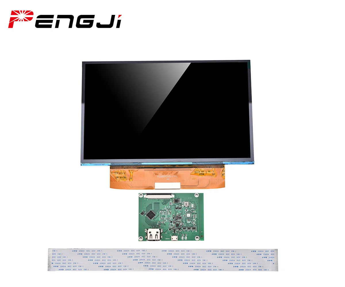 8.9 Inch PJ089Y2V5 4k Mono LCD Screen with HDMI Board With 3840*2400 Resolution For Resin SLA 3D printer