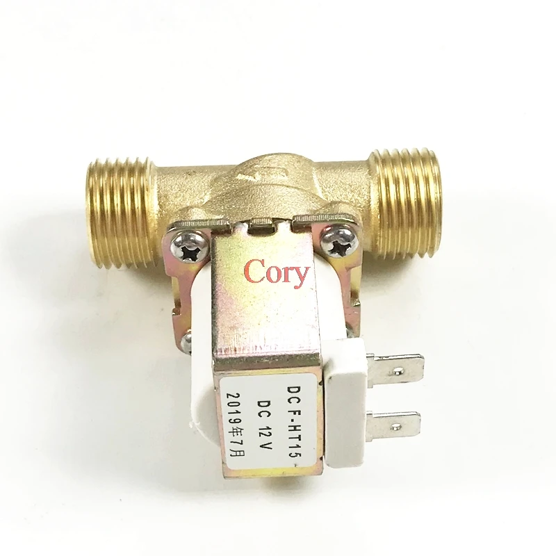 1 шт. латунный электрический электромагнитный клапан 1/2 &quotпапа DN15 для воды