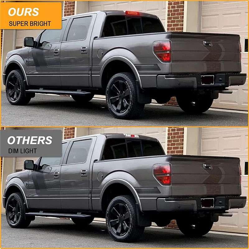 

Задний светодиодный третий стоп-сигнал для Ford F150 09-14-Lincoln Mark 10-14, кольцевой 3-й стоп-сигнал, стоп-сигнал с высоким креплением