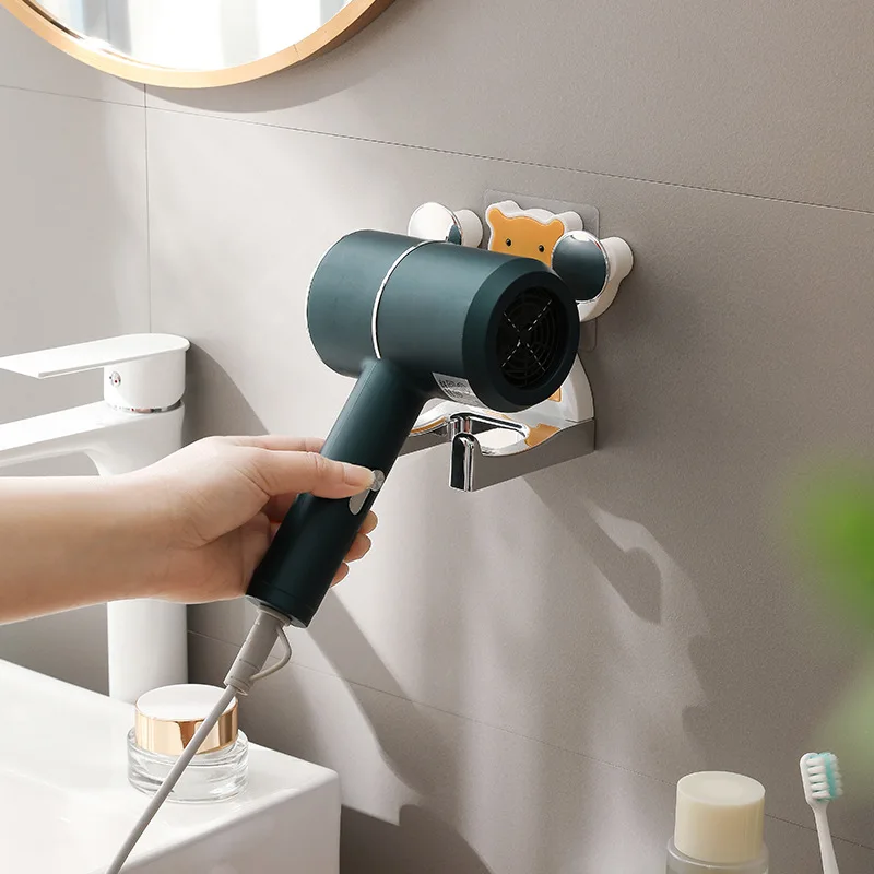 

Hair Dryer Storage Rack Holders Toilet Hair Dryer Wall Mounted Hole Free Hanging Rack Hair Dryer Storage Rack Bathroom Shelf