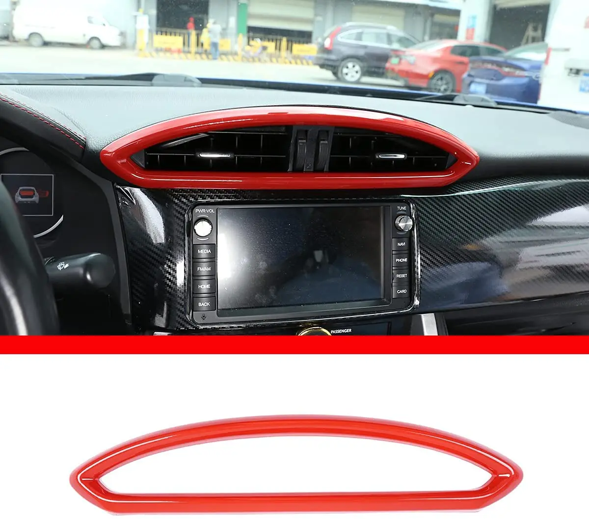 

for Subaru BRZ & for Toyota 86 2012-2020 Car Center Console Air Conditioning Air Outlet Frame Cover Interior Accessories