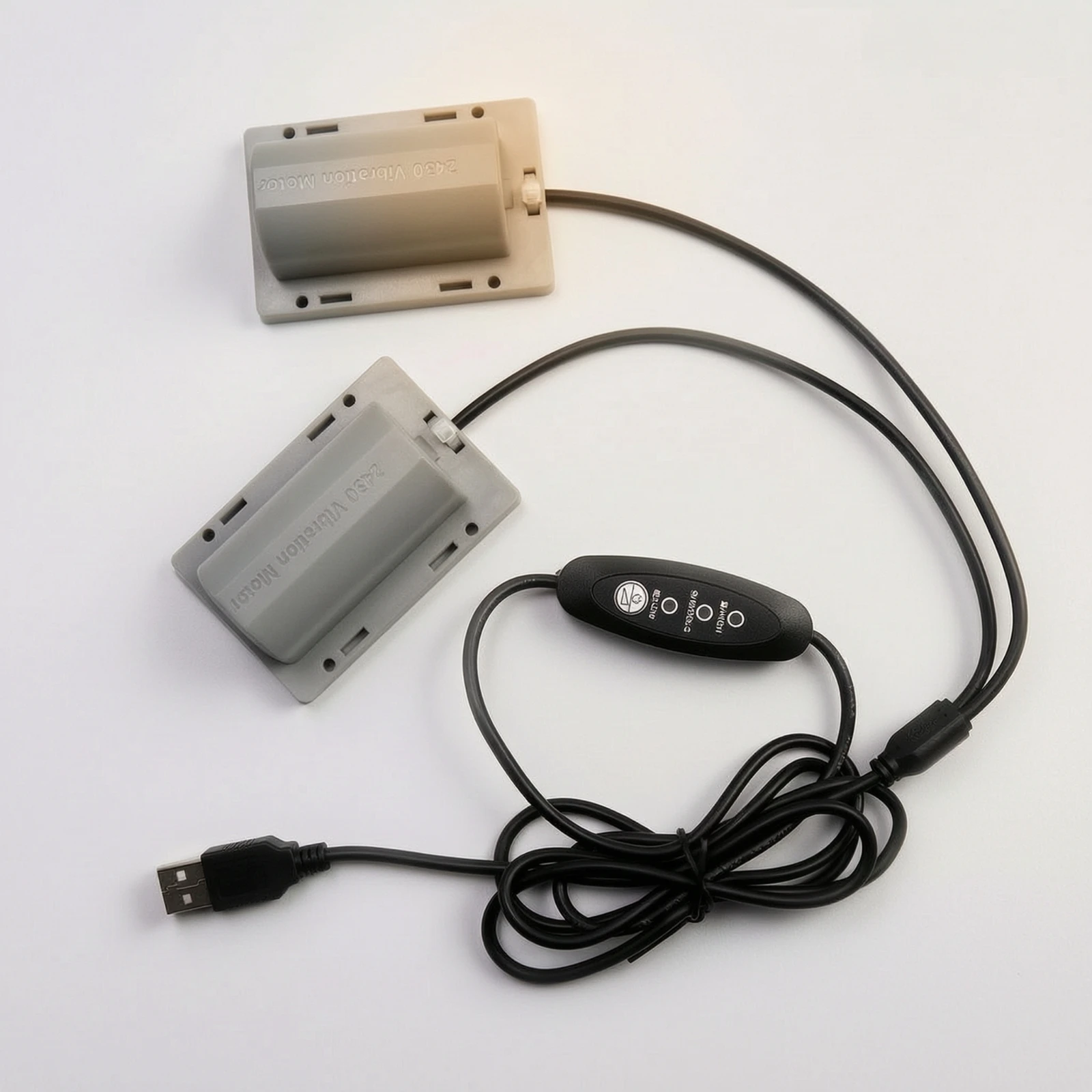 Фото Вибрационный мотор-редуктор с USB-питанием, двойной, с автоотключением, регулируемой скоростью, для DIY-проектов и массажных подушек №5