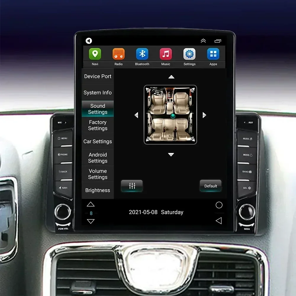 9 7 &quotAndroid для Chrysler Grand Voyager 5 2011 2012 2013 2014 2015 Тип Tesla Автомобильный радиоприемник