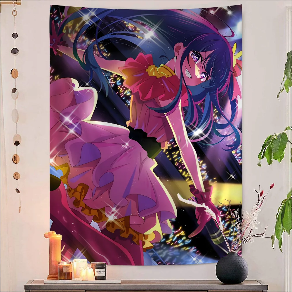 O-oshi No K-koo Красочный гобелен Настенный богемный настенный Мандала Настенные листы