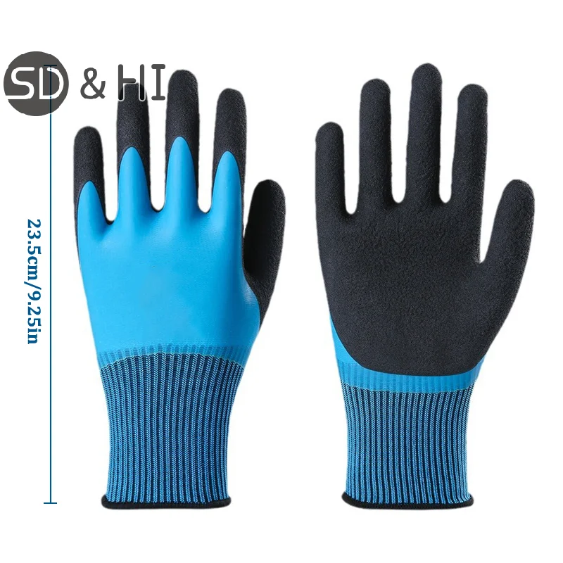 1 пара водонепроницаемых перчаток перчатки Hanwoo с ручкой для воды латексные