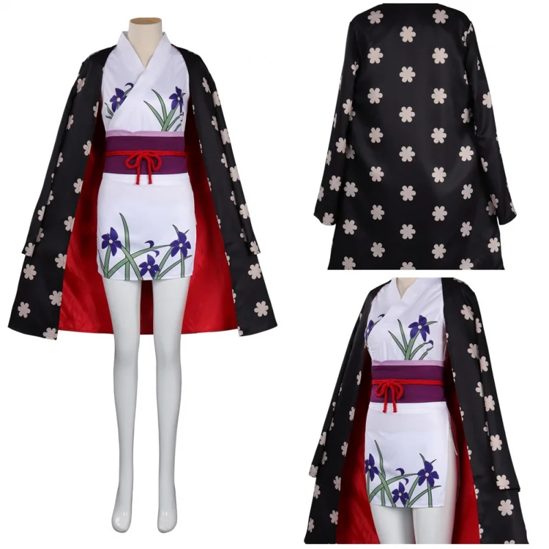 

One Piece Onigashima Nico Robin Cosplay Costume Outfits Halloween Carnival Suit