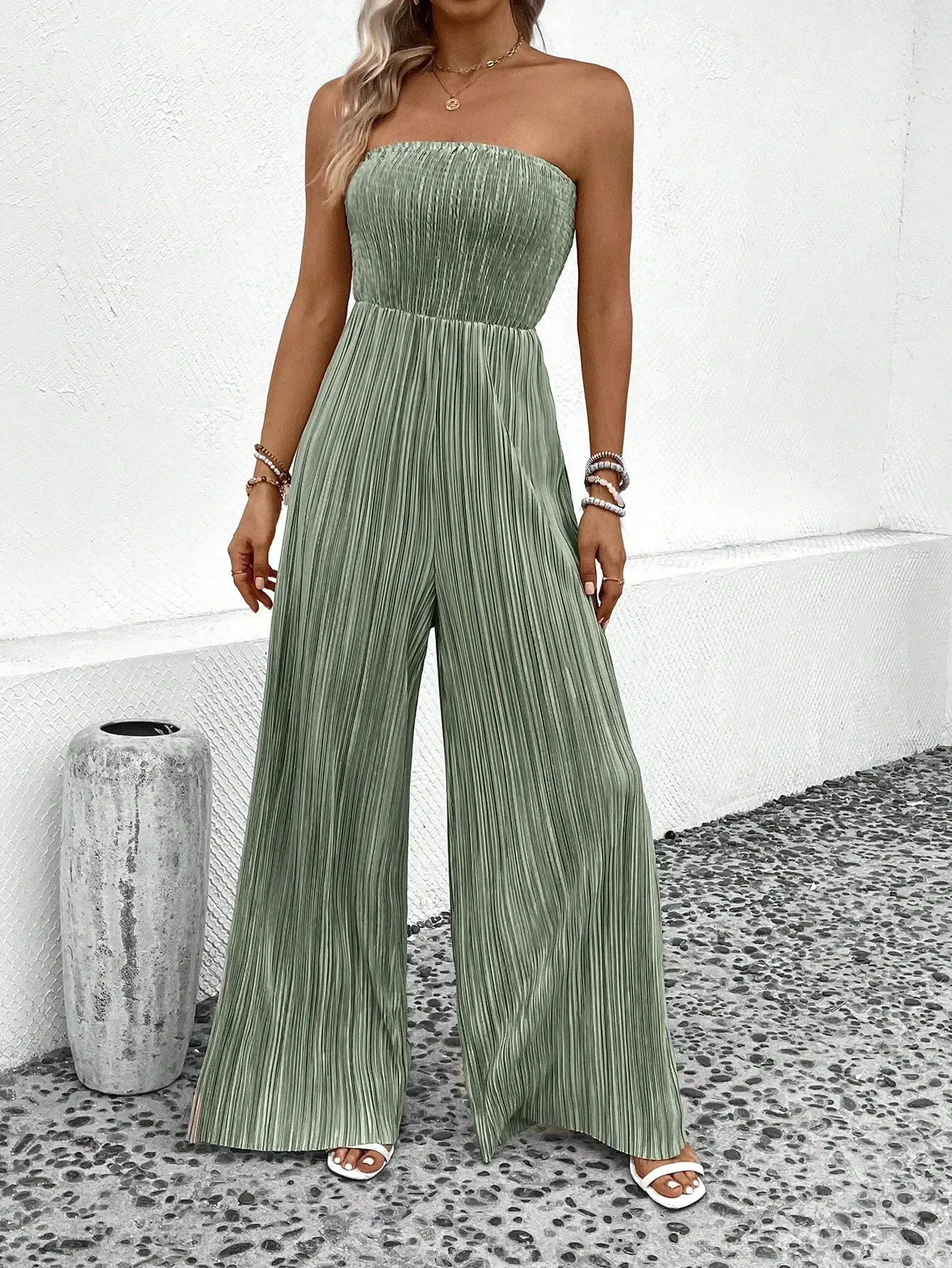 Летний женский модный повседневный однобортный комбинезон с температурным