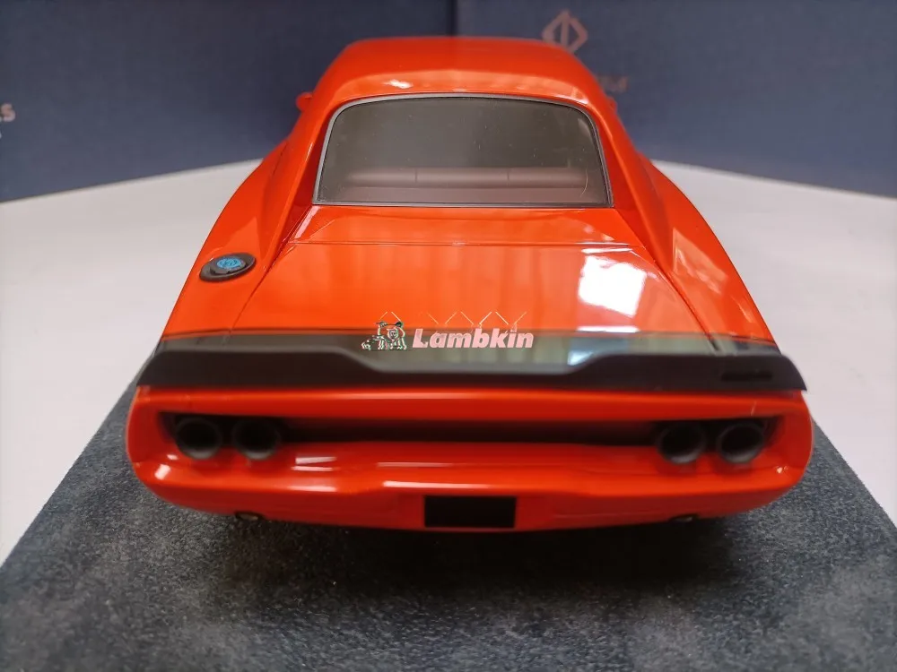 Модель автомобиля Engup 1/18 Dodge 426 Hellephant Orange Concept Классический коллекционный подарок
