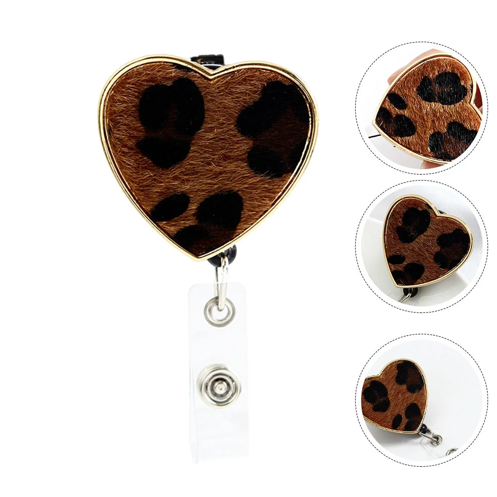 

Id Badge Pendant Retractable Clip Easy Buckle Cards Holder Alloy Name Tag Nurse