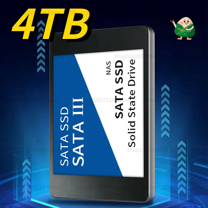 

SATAIII 2,5 дюйма SSD 4 ТБ 2 ТБ 1 ТБ высокоскоростной жесткий диск Внутренний твердотельный накопитель для ноутбука и настольного компьютера 2023 Новинка